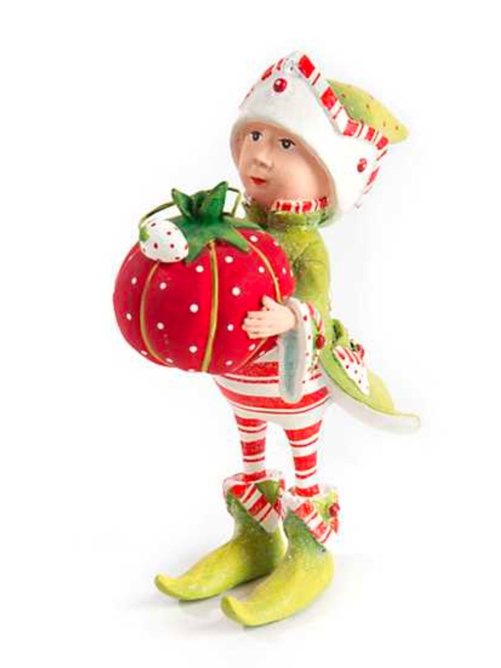 MACKENZIE-CHILDS | Patience Brewster Dash Away Prancer’s Tailor Elf Ornament